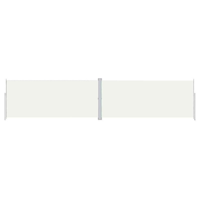 Load image into Gallery viewer, Vidaxl windscherm uittrekbaar 220x1000 cm crèmekleurig