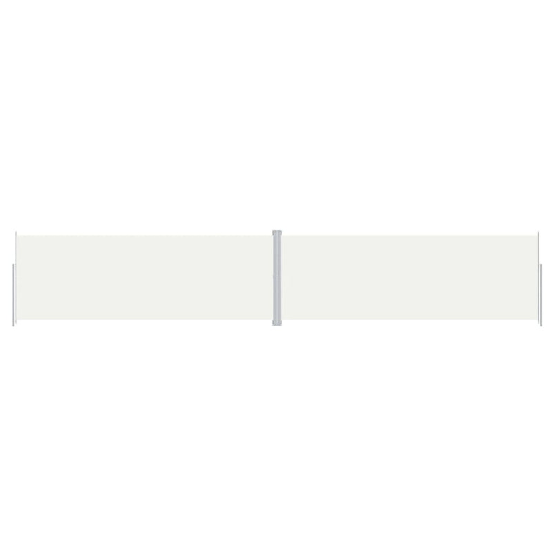 Load image into Gallery viewer, Vidaxl windscherm uittrekbaar 220x1200 cm crèmekleurig