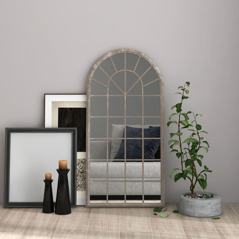 Load image into Gallery viewer, Vidaxl spiegel 90x45 cm ijzer zandkleurig