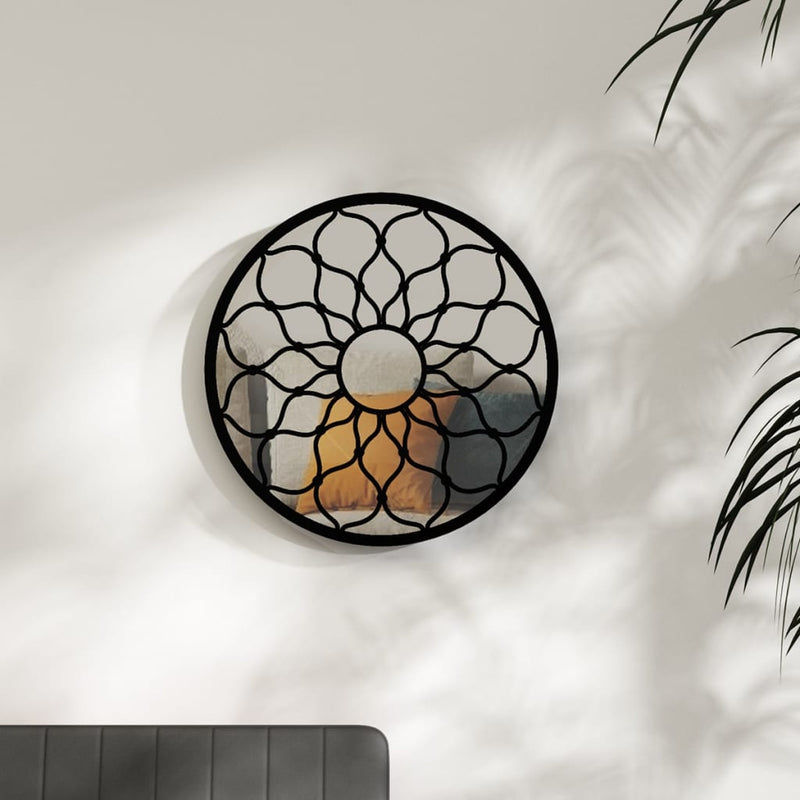 Load image into Gallery viewer, Vidaxl spiegel rond 40x3 cm ijzer zwart