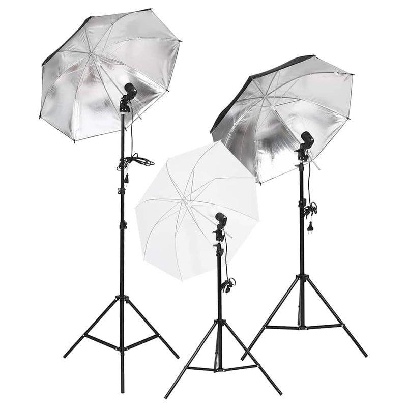 Load image into Gallery viewer, Vidaxl fotostudioset met verlichtingsset, achtergrond en reflector