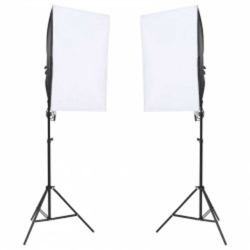 Load image into Gallery viewer, Vidaxl fotostudioset met verlichtingsset en achtergrond