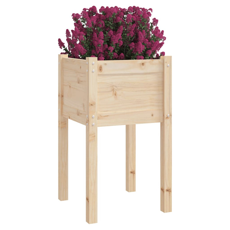 Load image into Gallery viewer, Vidaxl plantenbakken 2 st 40x40x70 cm massief grenenhout