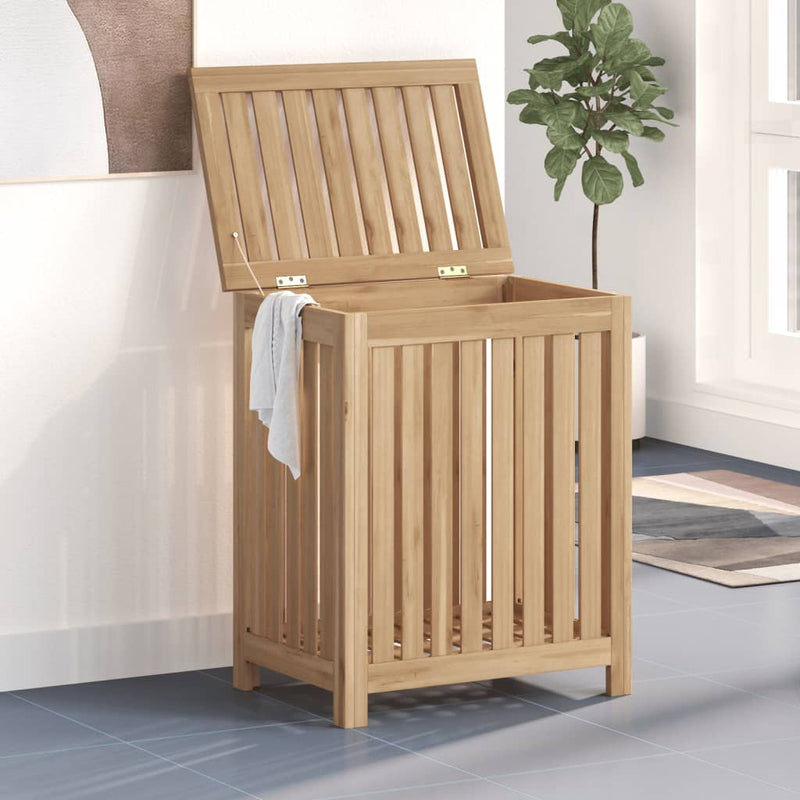 Load image into Gallery viewer, Vidaxl wasmand 50x35x60 cm massief teakhout