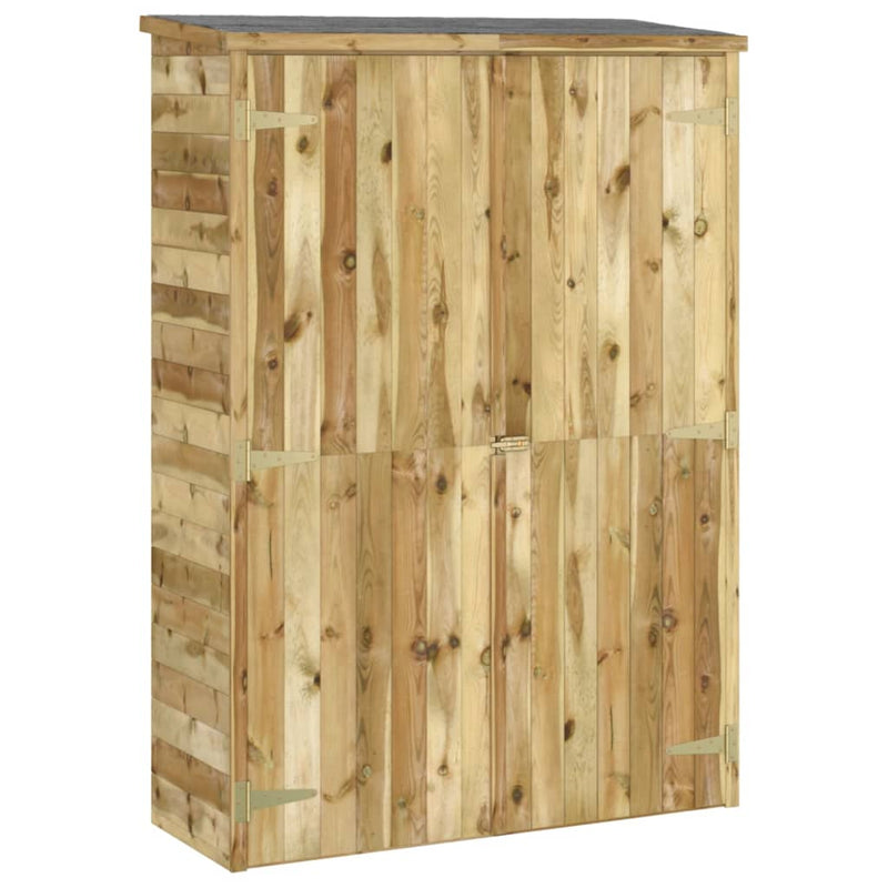 Load image into Gallery viewer, VidaXL Tuinschuur 123x45x171 cm geïmpregneerd massief grenenhout