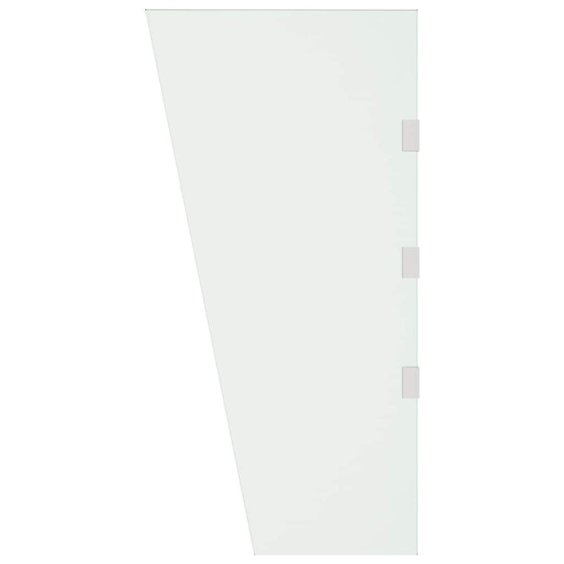 Afbeelding laden in galerijviewer, Vidaxl zijpaneel voor deurluifel 50x100 cm gehard glas transparant