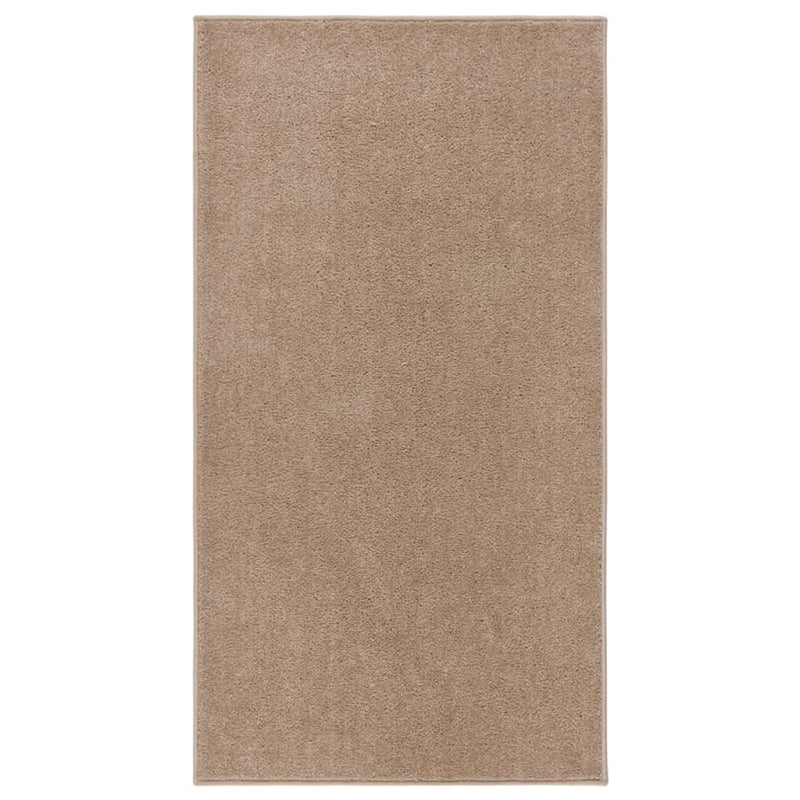 Load image into Gallery viewer, Vidaxl vloerkleed kortpolig 80x150 cm bruin
