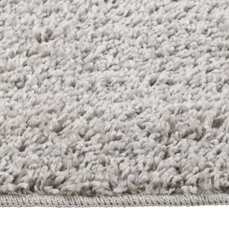 Load image into Gallery viewer, Vidaxl vloerkleed shaggy anti-slip 80x150 cm lichtgrijs