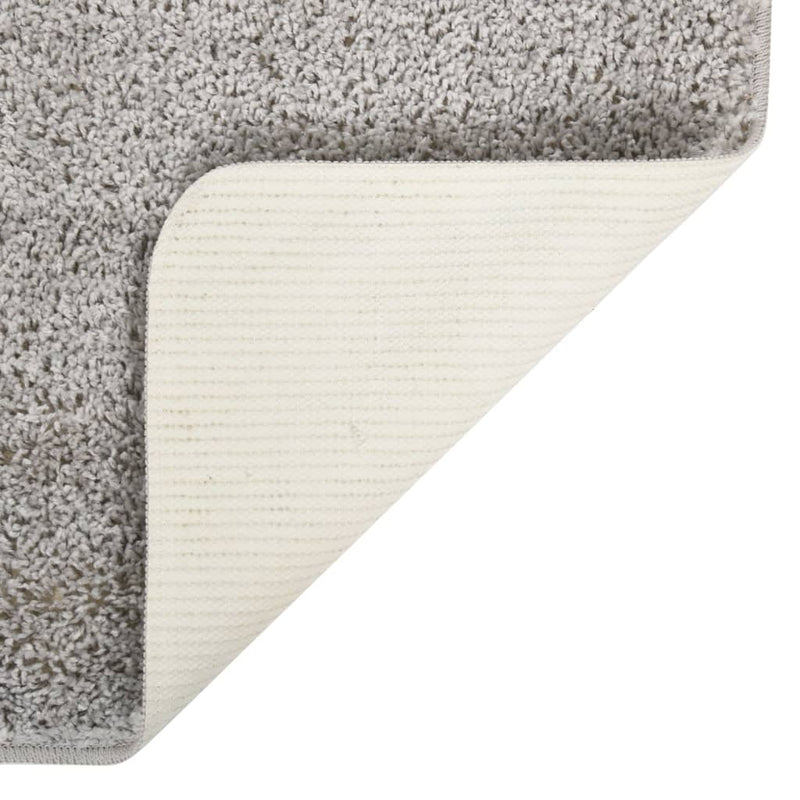 Load image into Gallery viewer, Vidaxl vloerkleed shaggy anti-slip 120x170 cm lichtgrijs