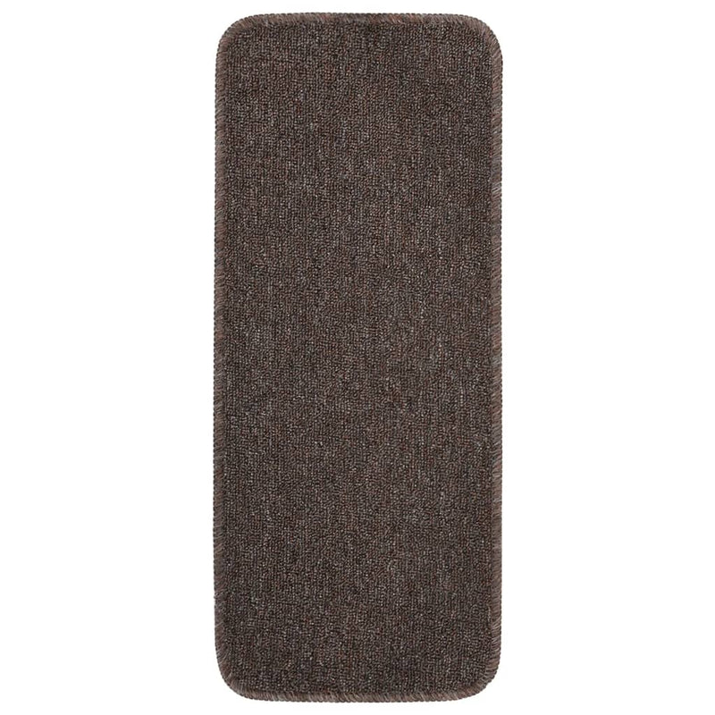 Afbeelding laden in galerijviewer, Vidaxl trapmatten 15 st anti-slip rechthoekig 60x25 cm bruin