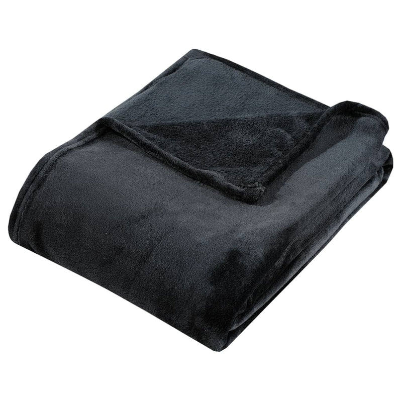 Load image into Gallery viewer, VidaXL Deken 130x170 cm polyester zwart