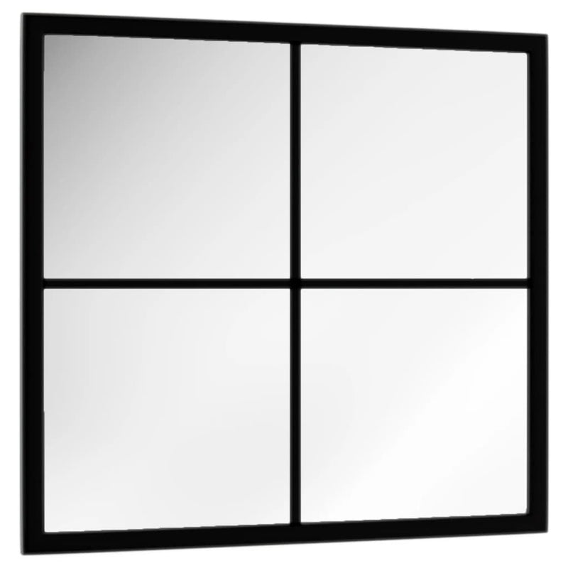 Load image into Gallery viewer, Vidaxl wandspiegel 40x40 cm metaal zwart