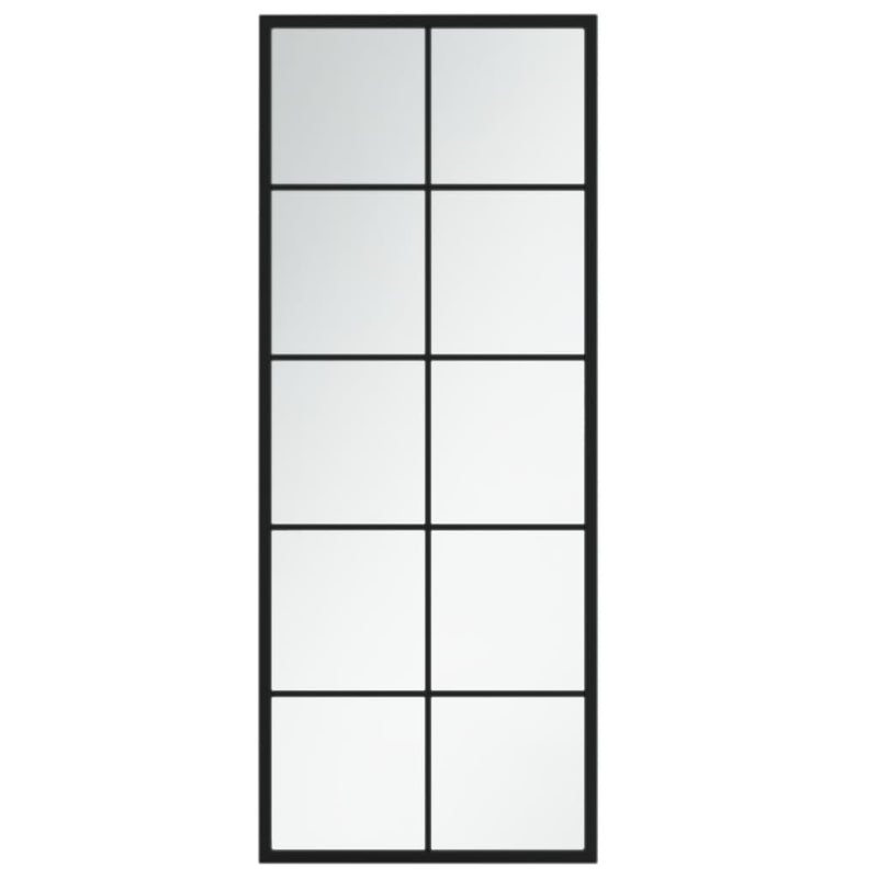 Load image into Gallery viewer, Vidaxl wandspiegel 100x40 cm metaal zwart