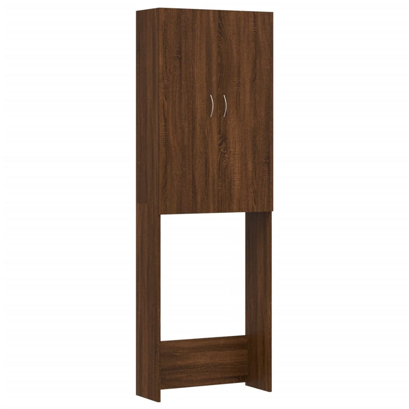 Load image into Gallery viewer, Vidaxl wasmachinekast 64x25,5x190 cm bruin eikenkleur