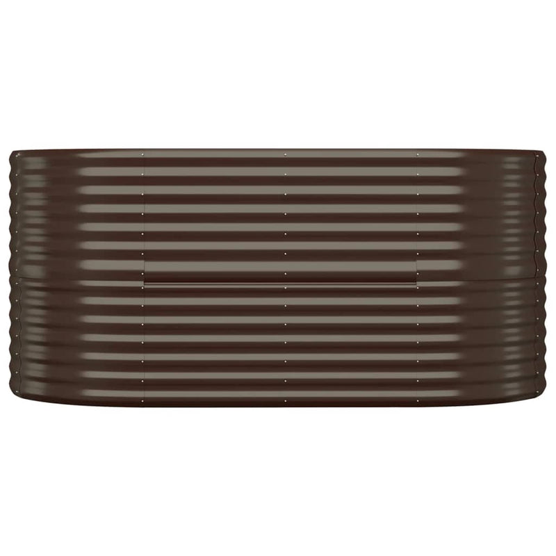 Load image into Gallery viewer, Vidaxl plantenbak 152x80x68 cm gepoedercoat staal bruin