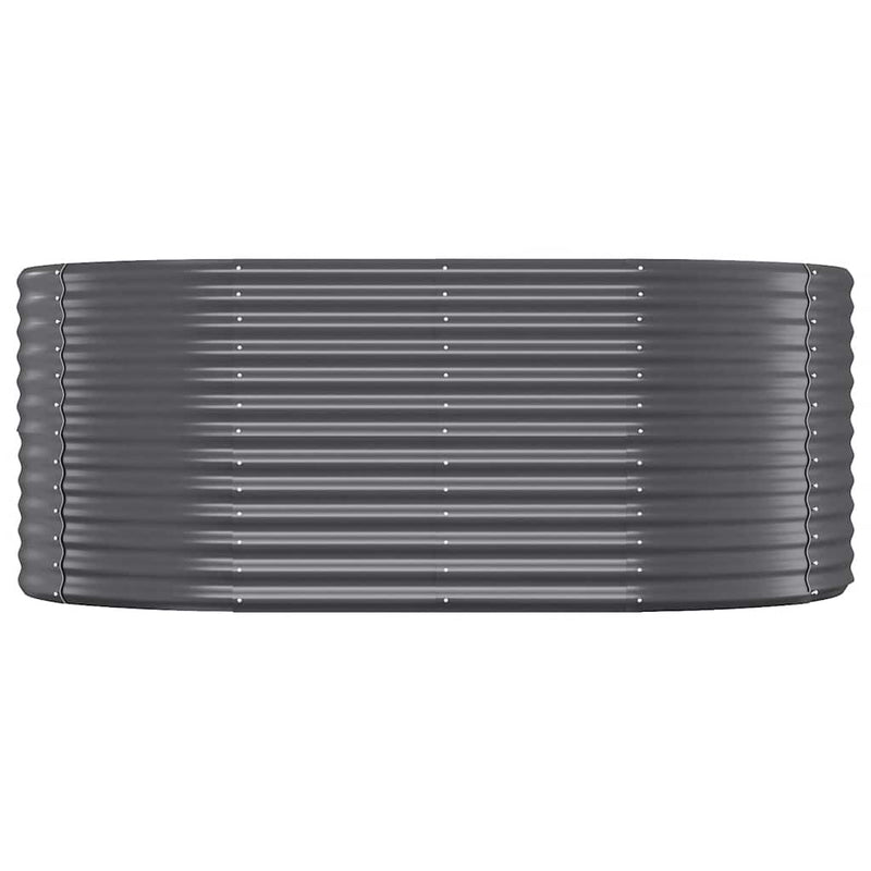 Load image into Gallery viewer, Vidaxl plantenbak 175x100x68 cm gepoedercoat staal antracietkleurig