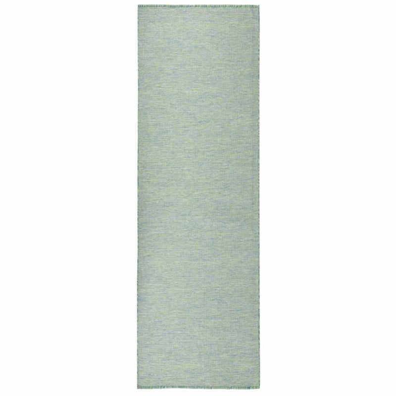 ギャラリービューアに画像をロードする, Vidaxl buitenkleed platgeweven 80x250 cm turquoise