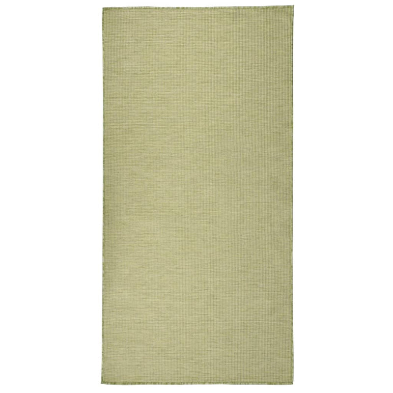 Load image into Gallery viewer, VidaXL Buitenkleed platgeweven 100x200 cm groen