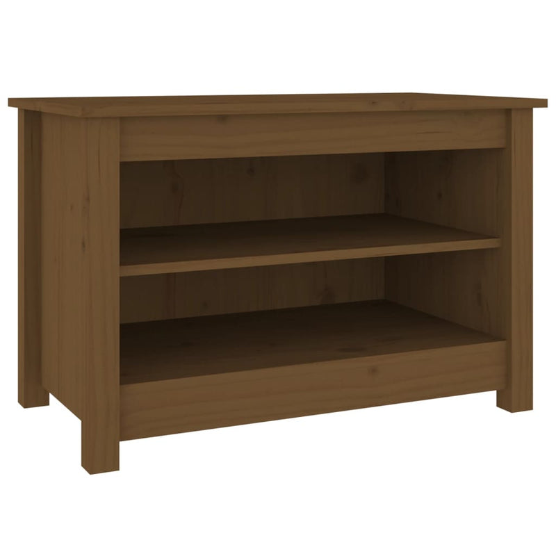 Load image into Gallery viewer, Vidaxl schoenenkast 70x38x45,5 cm massief grenenhout honingbruin
