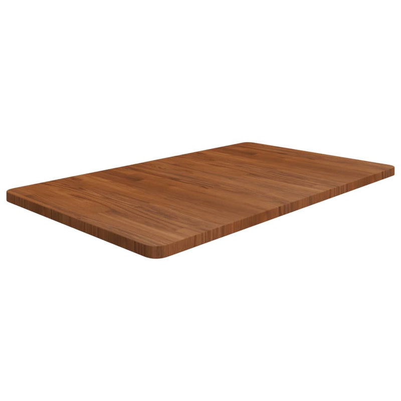 Load image into Gallery viewer, Vidaxl wastafelblad 100x60x2,5cm behandeld massief hout donkerbruin