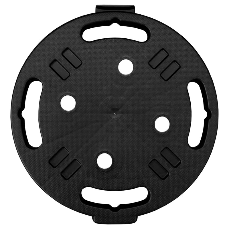 Load image into Gallery viewer, VidaXL Plantentrolley met wielen 170 kg diameter 30 cm zwart