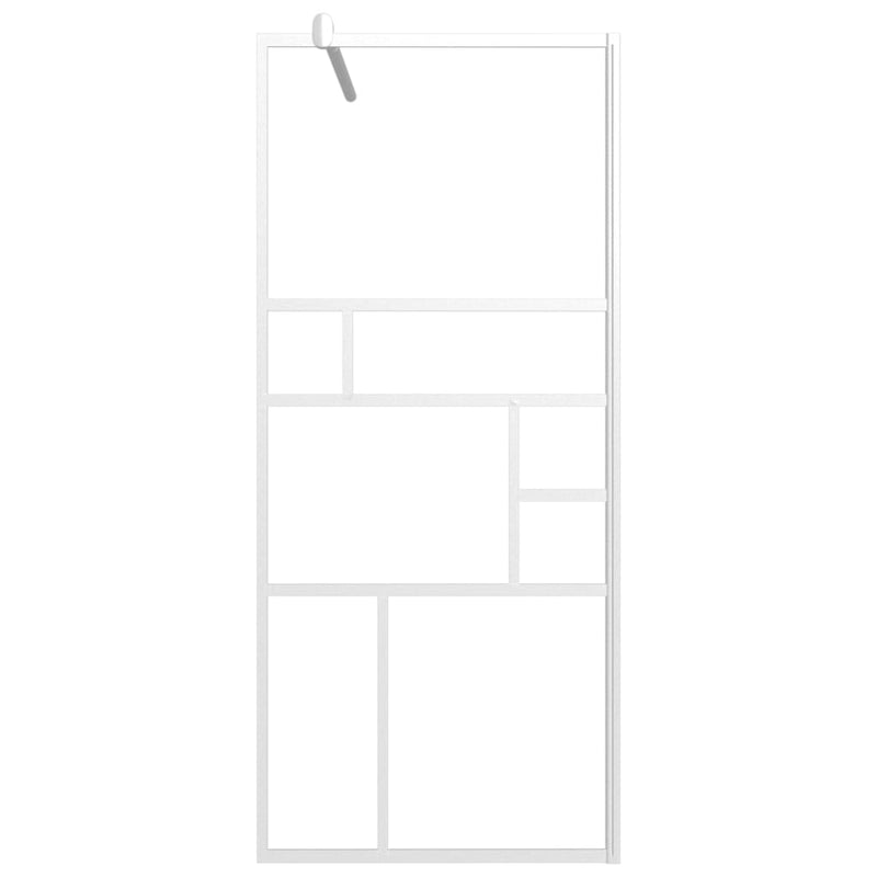 Load image into Gallery viewer, Vidaxl inloopdouchewand 90x195 cm esg-glas wit
