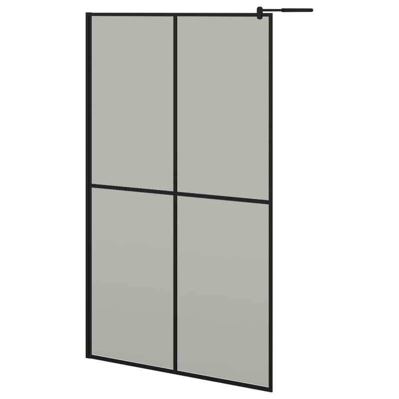 Load image into Gallery viewer, VidaXL Inloopdouchescherm 118x190 cm donker gehard glas