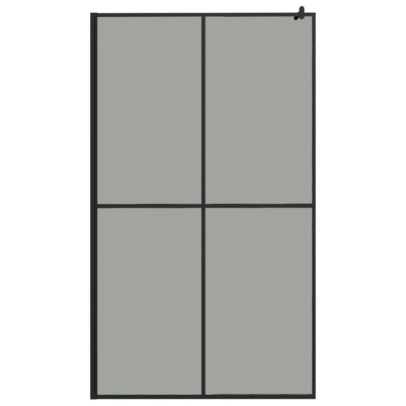 Load image into Gallery viewer, VidaXL Inloopdouchescherm 118x190 cm donker gehard glas