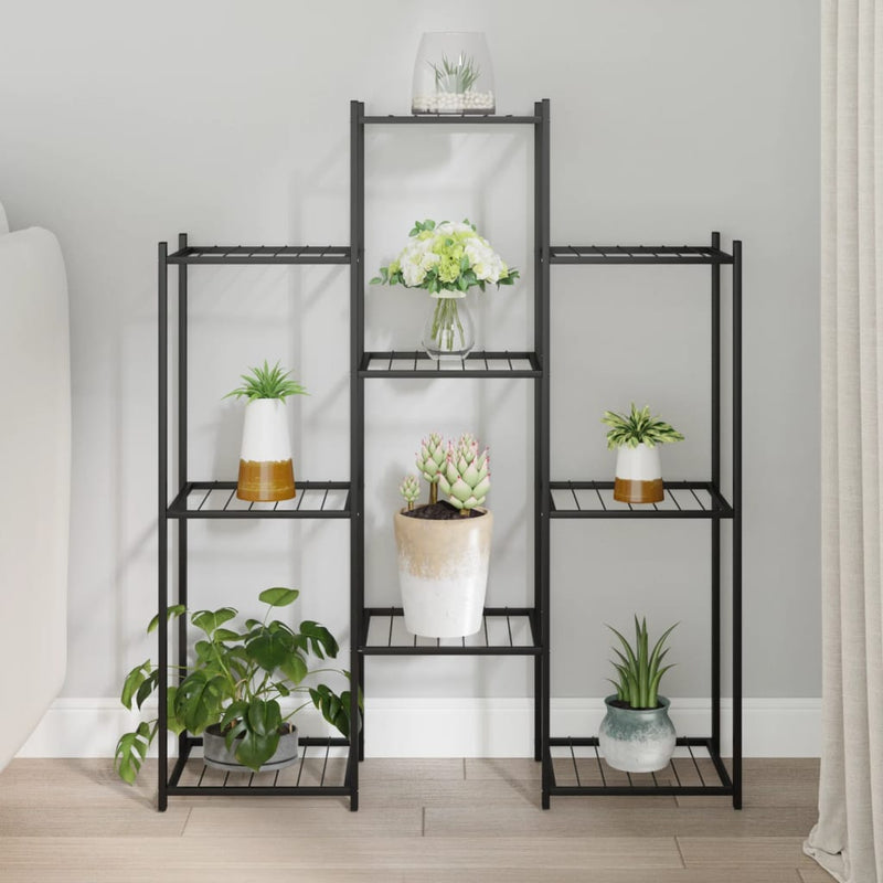 Load image into Gallery viewer, Vidaxl bloemenstandaard 83x25x100 cm ijzer zwart