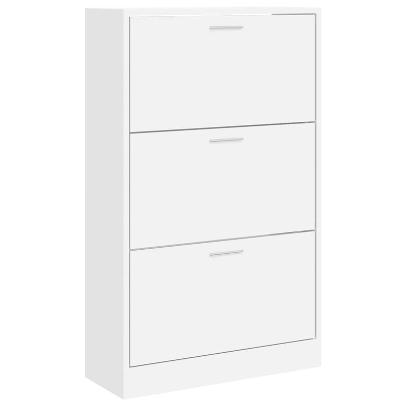Load image into Gallery viewer, Vidaxl schoenenkast 63x24x103 cm bewerkt hout wit