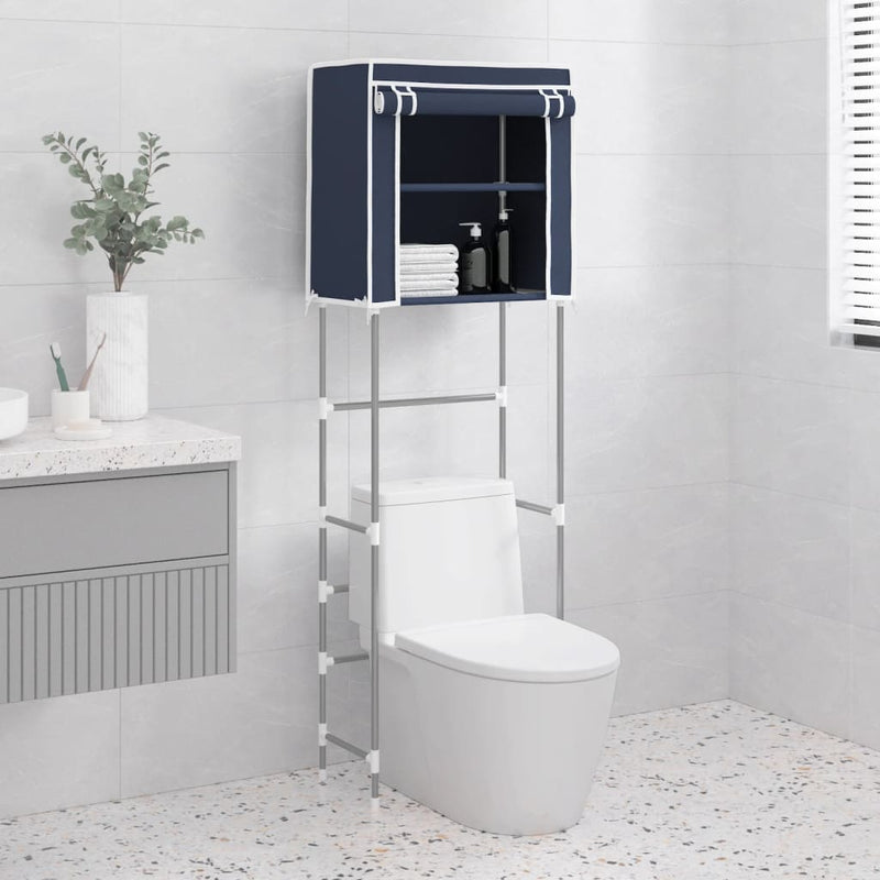Load image into Gallery viewer, Vidaxl toiletrek 2-laags 56x30x170 cm ijzer blauw