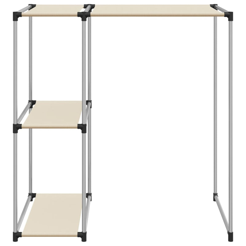 Load image into Gallery viewer, Vidaxl opbergrek voor boven wasmachine 87x55x90,5cm ijzer crèmekleurig