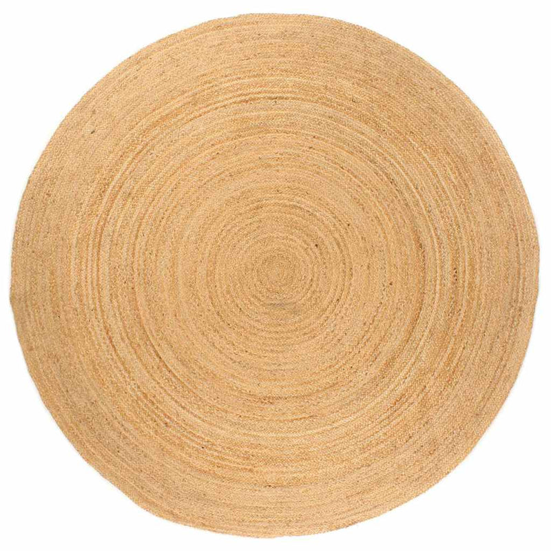 Chargez l'image dans la visionneuse de la galerie, Vidaxl tapijt rond 210 cm gevlochten jute