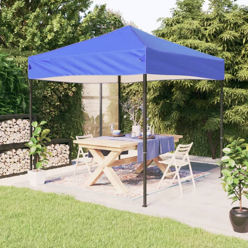 Load image into Gallery viewer, Vidaxl partytent inklapbaar 2x2 m blauw