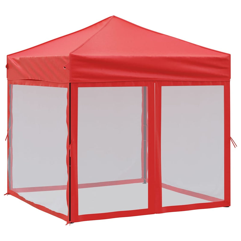 Chargez l'image dans la visionneuse de la galerie, Vidaxl partytent inklapbaar met zijwanden 2x2 m rood