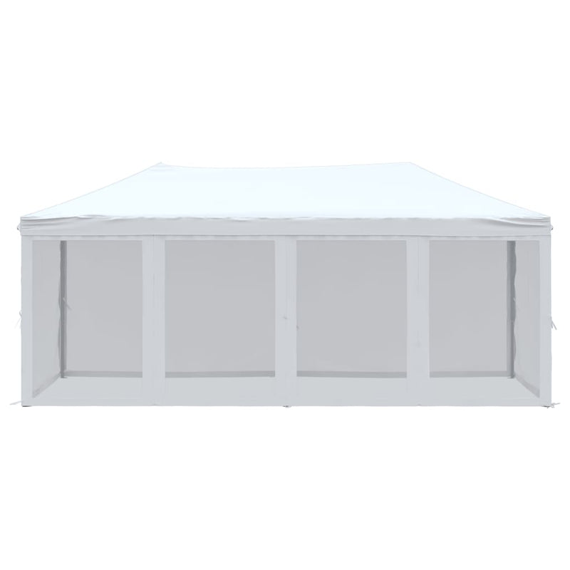 Load image into Gallery viewer, Vidaxl partytent inklapbaar met zijwanden 3x6 m wit