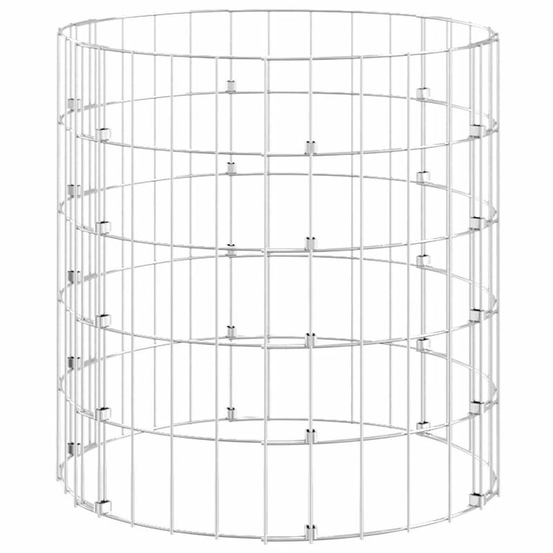 Load image into Gallery viewer, Vidaxl gabion paal rond ø50x50 cm gegalvaniseerd staal