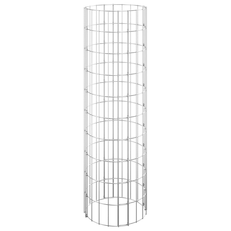 ギャラリービューアに画像をロードする, Vidaxl gabion plantenbakken 3 st rond verhoogd ø30x100 cm staal