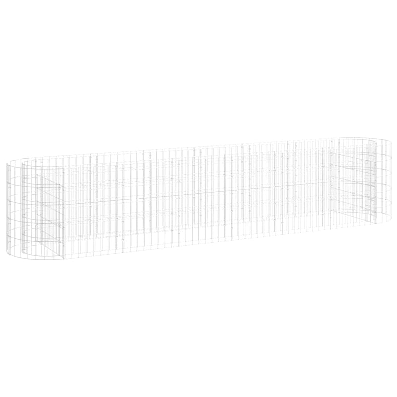 Load image into Gallery viewer, Vidaxl gabion plantenbak verhoogd 260x50x50 cm gegalvaniseerd ijzer