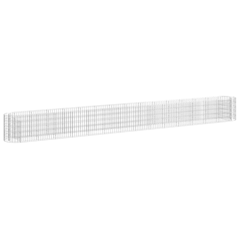Load image into Gallery viewer, VidaXL Gabion plantenbak verhoogd 540x50x50 cm gegalvaniseerd ijzer