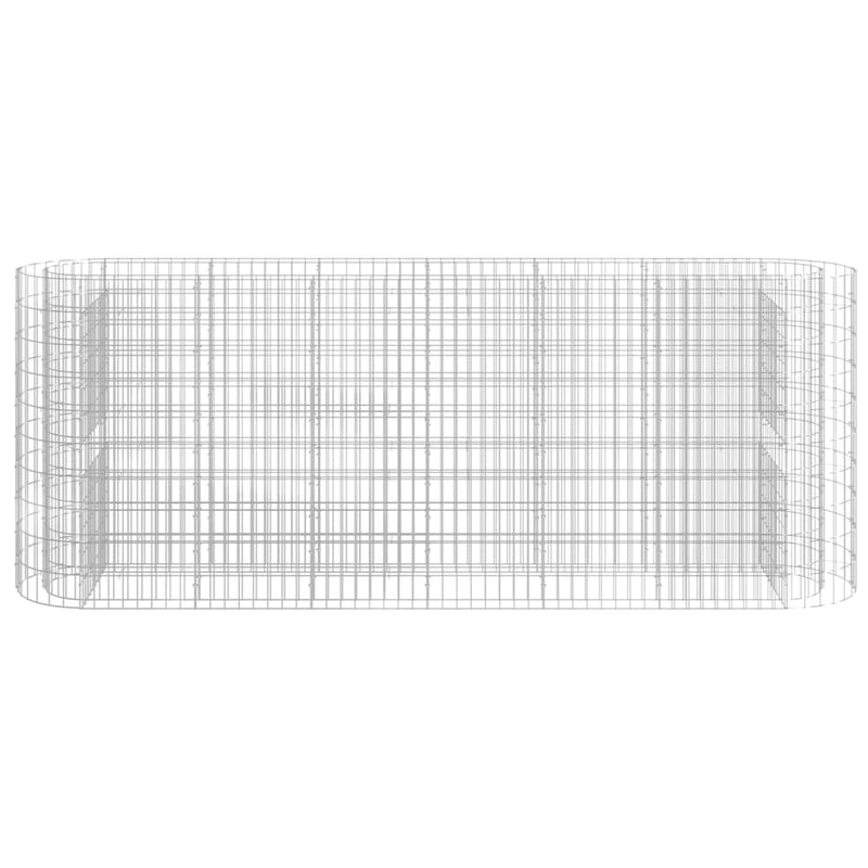 Load image into Gallery viewer, VidaXL Gabion plantenbak verhoogd 260x50x100 cm gegalvaniseerd ijzer