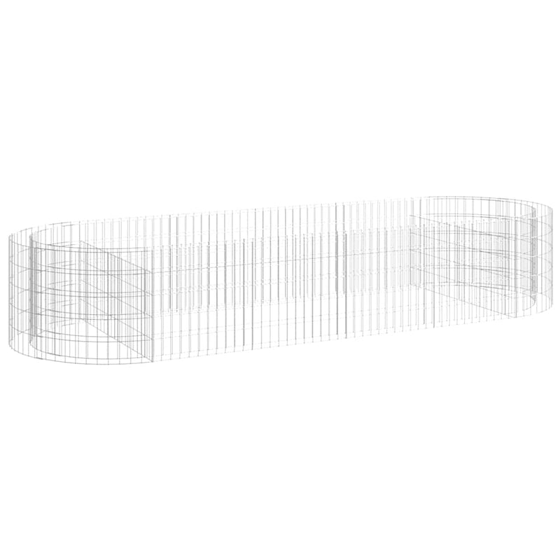 ギャラリービューアに画像をロードする, Vidaxl gabion plantenbak verhoogd 300x100x50 cm gegalvaniseerd ijzer