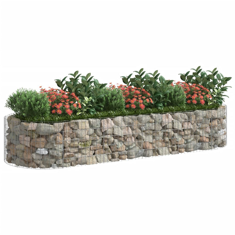 Load image into Gallery viewer, Vidaxl gabion plantenbak verhoogd 300x100x50 cm gegalvaniseerd ijzer