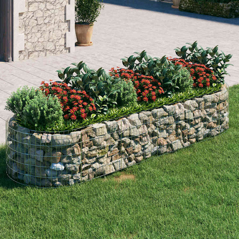 ギャラリービューアに画像をロードする, Vidaxl gabion plantenbak verhoogd 300x100x50 cm gegalvaniseerd ijzer