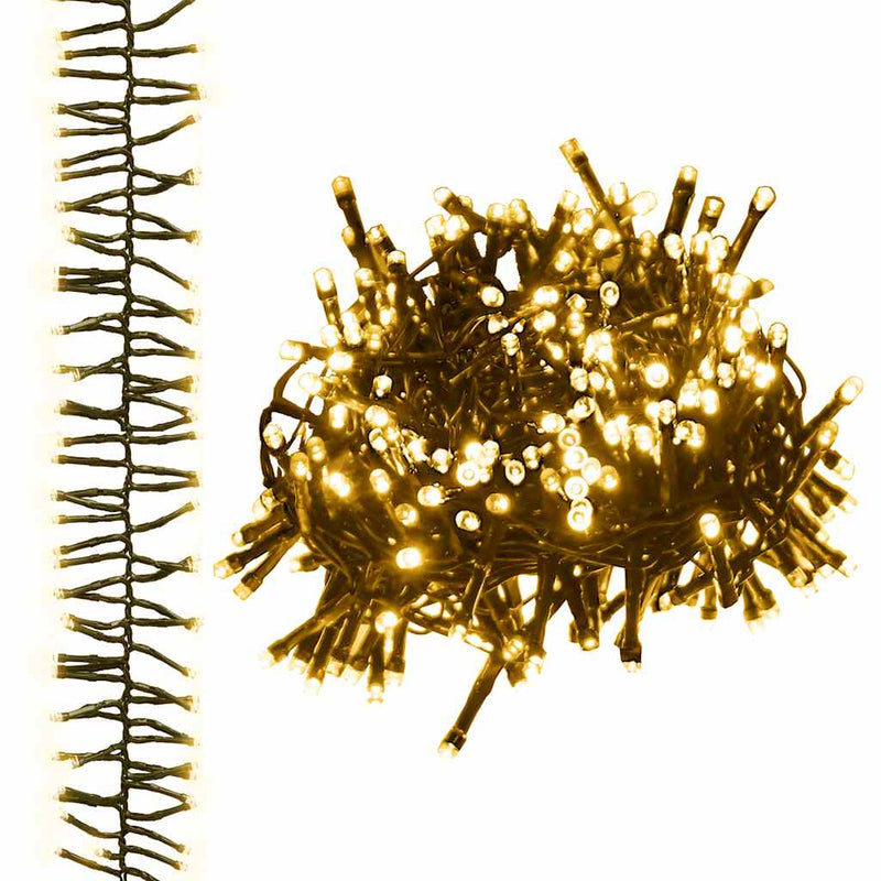 Load image into Gallery viewer, Vidaxl lichtslinger cluster met 400 led's warmwit 7,4 m pvc