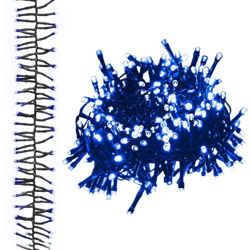 Load image into Gallery viewer, Vidaxl lichtslinger cluster met 400 led's blauw 7,4 m pvc