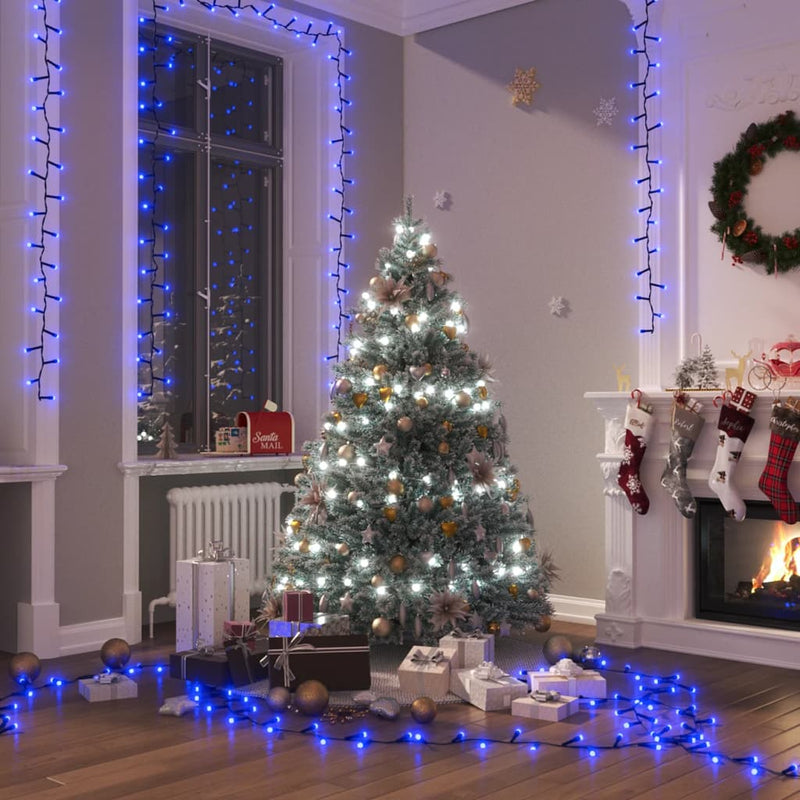 Load image into Gallery viewer, Vidaxl lichtslinger compact met 1000 led's blauw 25 m pvc