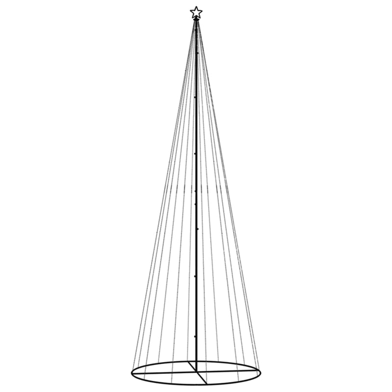 Afbeelding laden in galerijviewer, Vidaxl kegelkerstboom 732 led's warmwit 160x500 cm