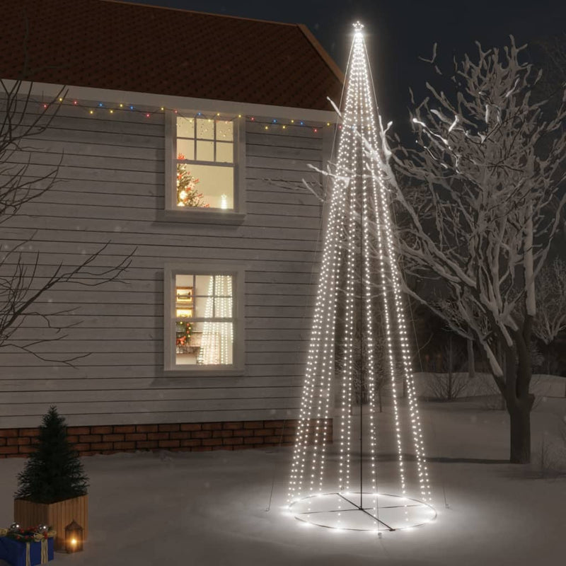 ギャラリービューアに画像をロードする, Vidaxl kegelkerstboom 1134 led's koudwit 230x800 cm