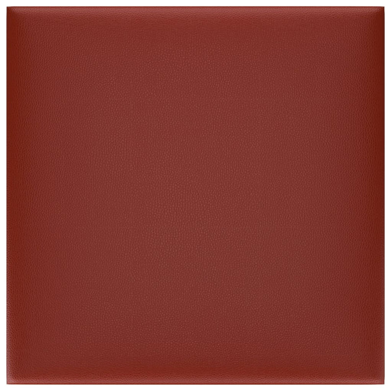 Afbeelding laden in galerijviewer, Vidaxl wandpanelen 12 st 1,08 m² 30x30 cm kunstleer wijnrood